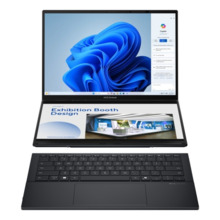 Asus ZenBook Duo OLED Portatil 14" Tactil Intel Core Ultra 7 255H - 32GB - 1TB SSD - Windows 11 Home - Color Gris - Teclado QWER