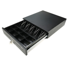AVPos Cash-U290 Cajon Portamonedas 41cm Automatico - 5 Posiciones Billetes - 8 Posiciones Monedas - RJ11 - Acero Alta Resistenci