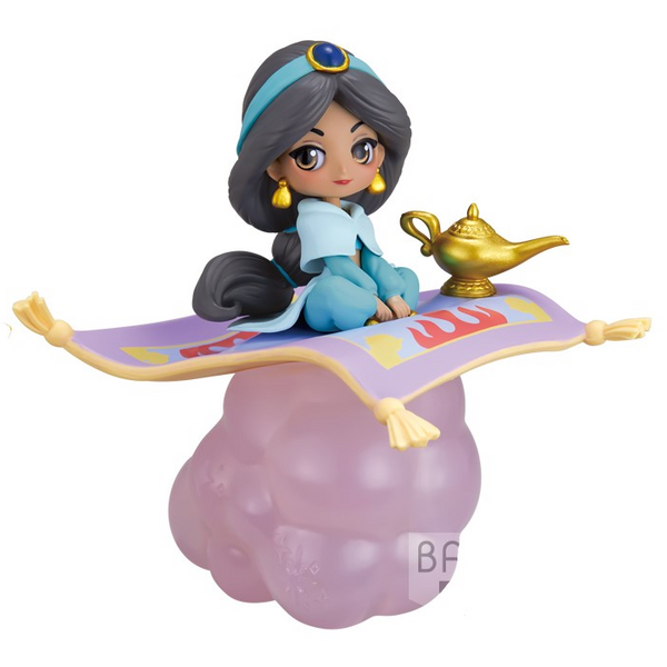 Banpresto Disney Stories Aladdin Q Posket Jasmine Ver. B - Figura de Coleccion - Altura 10cm aprox. - Fabricada en PVC y ABS