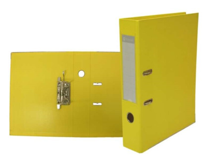 Bismark Archivador A-Z en PVC Formato Folio con Lomo de 75mm - Gran Resistencia - Tarjetero en el Lomo - Cartoneras Metalicas en el Borde Inferior - Mecanismo de Palanca