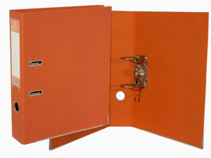 Bismark Archivador A-Z PVC Formato Folio Lomo 75 - Gran Resistencia - Tarjetero en el Lomo - Cartoneras Metalicas - Mecanismo de Palanca