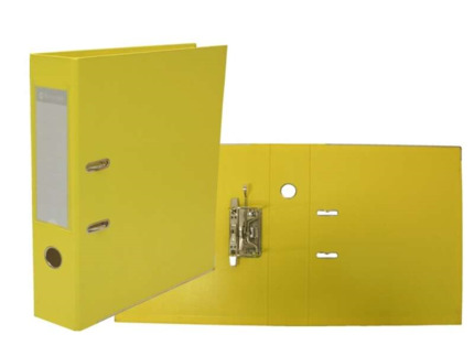 Bismark Archivador A-Z PVC A4 Lomo 75 - Gran Resistencia - Tarjetero en el Lomo - Cartoneras Metalicas en el Borde Inferior - Mecanismo de Palanca