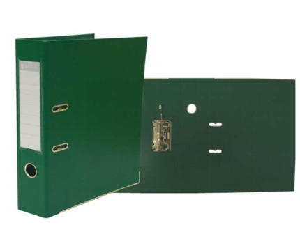 Bismark Archivador A-Z PVC A4 Lomo 75 - Gran Resistencia - Tarjetero en el Lomo - Cartoneras Metalicas en el Borde Inferior - Mecanismo de Palanca