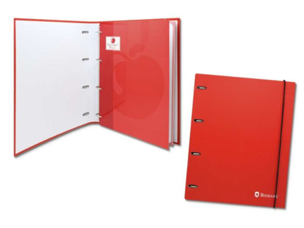 Bismark Carpeta Carton A4 con Recambio - Cuatro Anillas - Recambio al Tono - Referencias 323828-323832