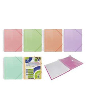 Bismark Carpeta Espiral 60 Fundas Transparentes - Polipropileno - TamaÃ±o A4 - Espiral Plastica Indeformable - Apertura 360 Grad