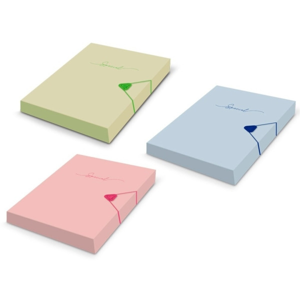 Bismark Carpeta para Proyectos A4 - Medidas 310x230x40mm - Fabricada en Polipropileno - Cierre con Goma - Colores Pastel Surtido