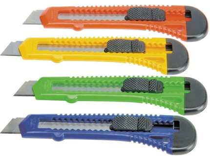 Bismark Cutter Grande Retractil - Empuñadura de Plastico - Bloqueo de Seguridad