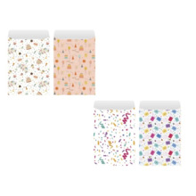 Bismark Pack de 2 Sobres Papel Kraft - Medidas 25x40cm - Ideal para Regalos - 4 DiseÃ±os Aleatorios