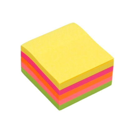 Bismark Taco de 250 Notas Adhesivas 50x50mm - 5 Colores Neon