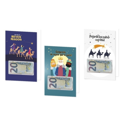 Bismark Tarjeta NavideÃ±a para Regalar Dinero - 3 DiseÃ±os Diferentes Aleatorios