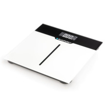 Blaupunkt Bascula Corporal - Capacidad 180kg - Pantalla Digital - Vidrio Templado - Encendido y Apagado Automatico - Color Blanc