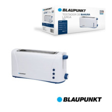 Blaupunkt BP4001 Tostadora Ranura Larga 1000W - 6 Niveles de Tostado con Termostato - Funcion Recalentar y Descongelar - Boton d