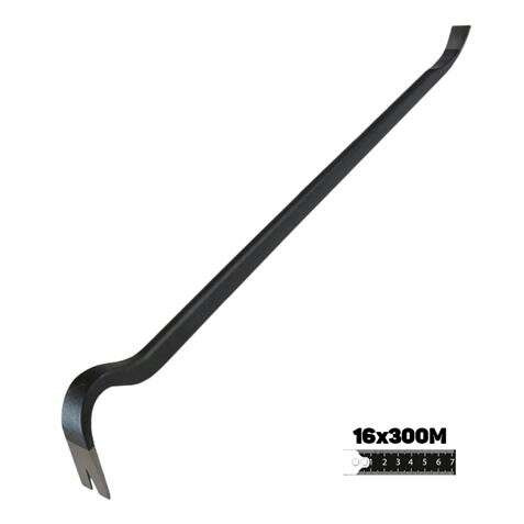 Blim Herramienta de Palanca y Eliminacion de Soporte del Encofrado - Medidas 300X16mm - Cabezas y Uñas Forjadas, Maxima Dureza