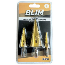 Blim Juego 3 pcs Brocas Escalonadas