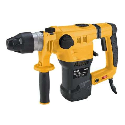 Blim Martillo SDS-Plus 1500W 150-750rpm - 4 Funciones - Potencia de Impacto 6.5J - 4.000 Impactos por Minuto - Incluye Brocas y