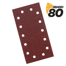 Blim Pack de 10 Lijas con Velcro para Lijadora BL0123 - Grano 80 - Formato Rectangular