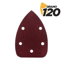 Blim Pack de 10 Lijas con Velcro para Lijadora BL0124 - Grano 120 - Formato Triangular