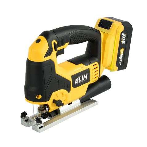 Blim Sierra de Calar a Bateria 20V 4.0AH - Velocidad sin Carga 0-2400rpm - Base de Aluminio - Empuñadura Ergonomica - Laser/LE