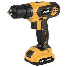 Blim Taladro a Bateria 12V 1.5Ah - 28nm de Par Maximo - 2 Velocidades 0-400/0-1500rpm - Color Amarillo