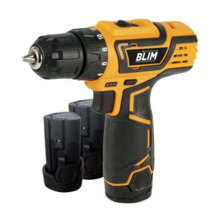 Blim Taladro a Bateria 12V 2Ah - 28Nm de Par Maximo - 2 Velocidades 0-400 y 0-1500rpm - Incluye 2 Baterias y Maletin de Transpor