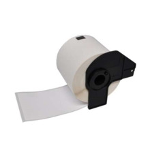 Brother DK22214 - Etiquetas Genericas de TamaÃ±o personalizado - Ancho 12mm x 30,48 metros - Texto negro sobre fondo blanco