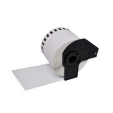 Brother DK22243 - Etiquetas Genericas de TamaÃ±o personalizado - Ancho 102mm x 30,48 metros - Texto negro sobre fondo blanco