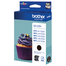 Brother LC123 Negro Cartucho de Tinta Original - LC123BKBP