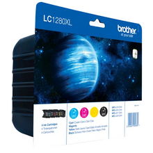Brother LC1280XL Pack de 4 Cartuchos de Tinta Originales - LC1280XLVALBP