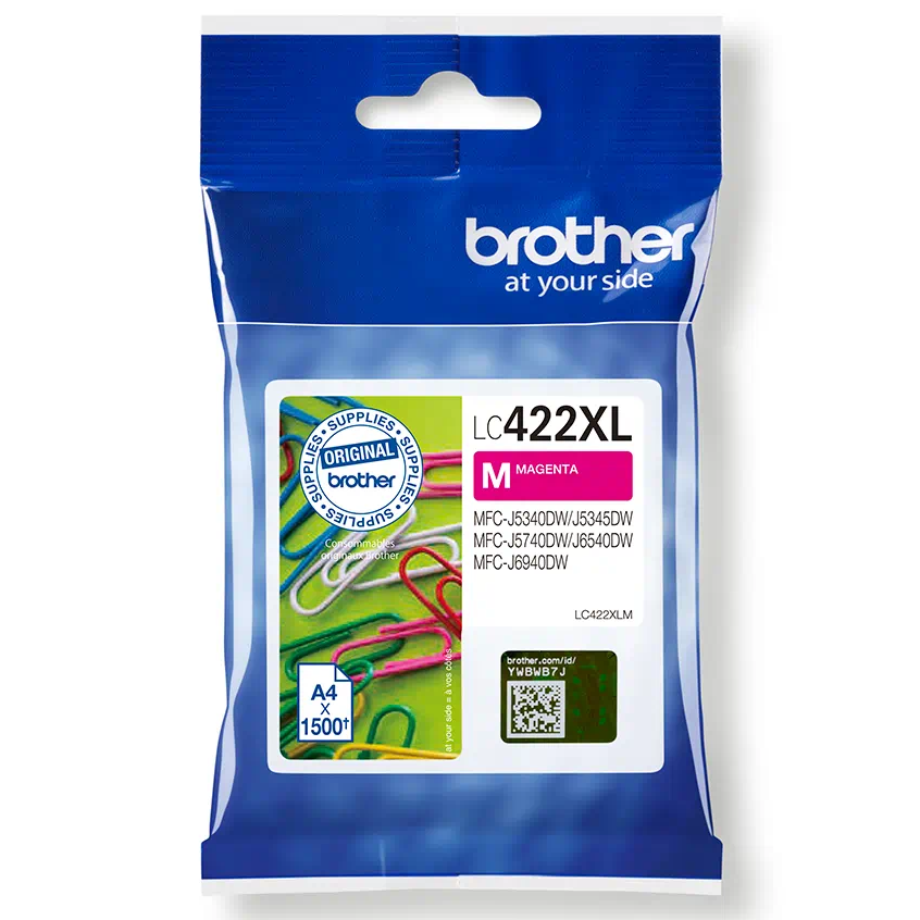 Brother LC422XL Magenta Cartucho de Tinta Original - LC422XLM