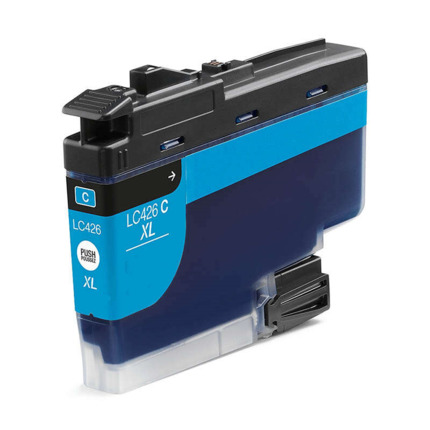 Compatible Brother LC426XL Cyan Cartucho de Tinta Pigmentada - Reemplaza LC426XLC