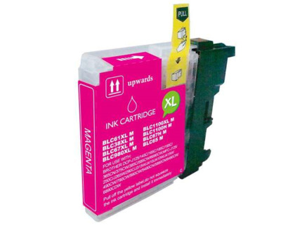 Compatible Brother LC980XL/LC1100XL/LC985XL Magenta Cartucho de Tinta Generico - Reemplaza LC980M/LC1100M/LC985M