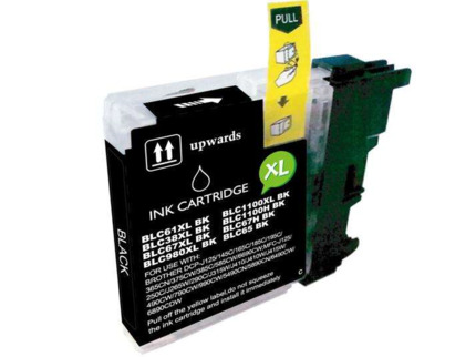 Compatible Brother LC980XL/LC1100XL/LC985XL Negro Cartucho de Tinta Generico - Reemplaza LC980BK/LC1100BK/LC985BK