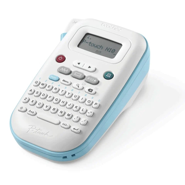 Brother PT-N10 Rotuladora Electronica de Sobremesa Portatil - Pantalla LCD - 3 Tipos de Letra, 10 Marcos y 250 Simbolos - Ancho