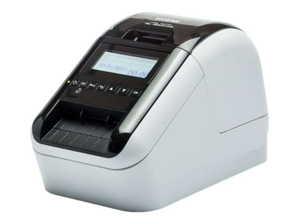 Brother QL820NWBC Impresora Profesional Termica de Etiquetas WiFi - Bluetooth MFI - Impresion Negro/Rojo - Pantalla LCD