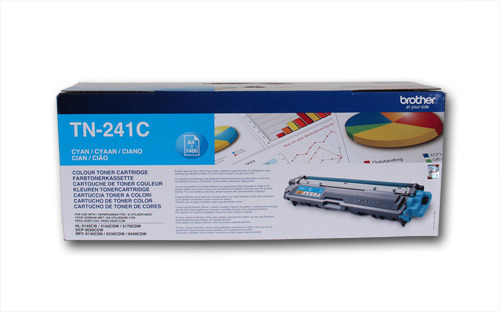 Brother TN241 Cyan Cartucho de Toner Original - TN241C