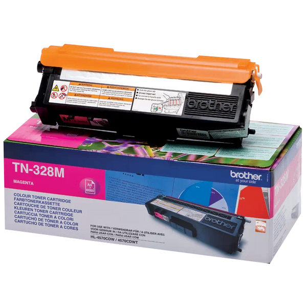 Brother TN328 Magenta Cartucho de Toner Original - TN328M