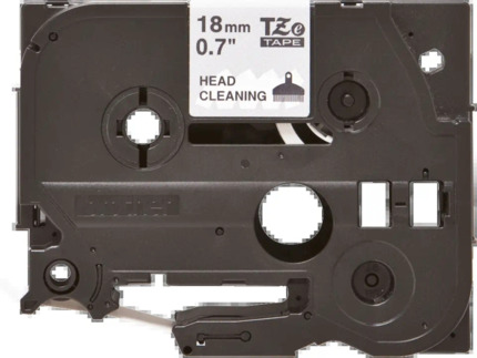 Brother TZeCL4 Cinta Laminada de Limpieza Original - Ancho 18mm-24mm x 100 usos