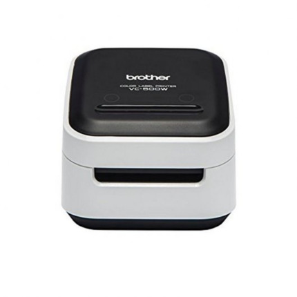 Brother VC500W Impresora de Etiquetas a Color USB, WIFI - Velocidad 8mms - Resolucion 313x313dpi - Cortador Manual y Automatico