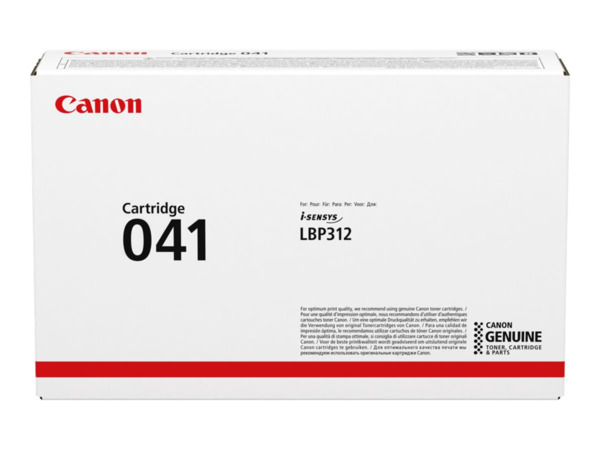 Canon 041 Negro Cartucho de Toner Original - 0452C002