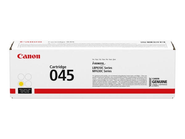 Canon 045 Amarillo Cartucho de Toner Original - 1239C002