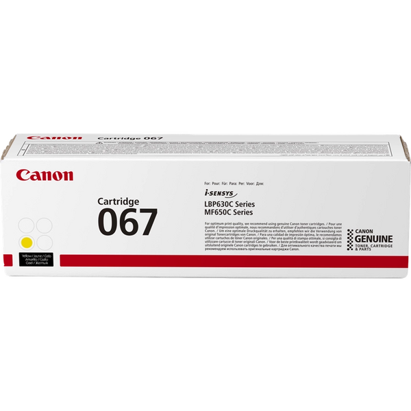 Canon 067 Amarillo Cartucho de Toner Original - 5099C002