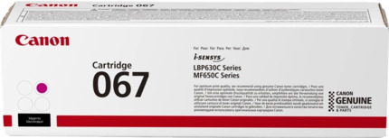 Canon 067 Magenta Cartucho de Toner Original - 5100C002