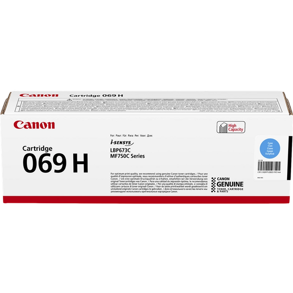 Canon 069H Cyan Cartucho de Toner Original - 5097C002