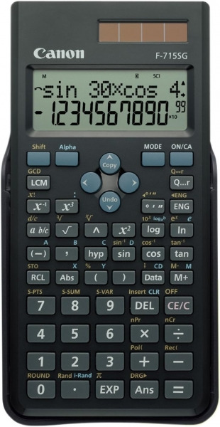 Canon F-715SG Calculadora Cientifica con Pantalla LCD 2 Lineas 16 Digitos - Calculo Interno de hasta 16 Digitos - 250 Funciones