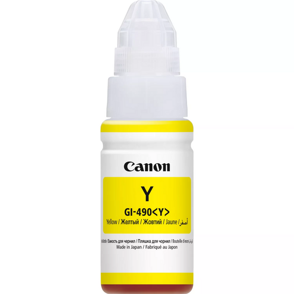 Canon GI490 Amarillo Botella de Tinta Original - GI490Y/0666C001