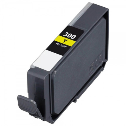 Compatible Canon PFI300 Amarillo Cartucho de Tinta Pigmentada - Reemplaza 4196C001/PFI300Y