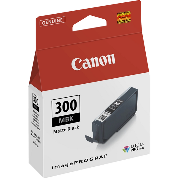 Canon PFI300 Negro Mate Cartucho de Tinta Original - 4192C001/PFI300MBK