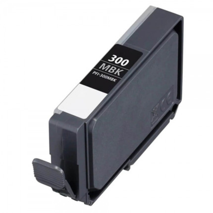 Compatible Canon PFI300 Negro Mate Cartucho de Tinta Pigmentada - Reemplaza 4192C001/PFI300MBK