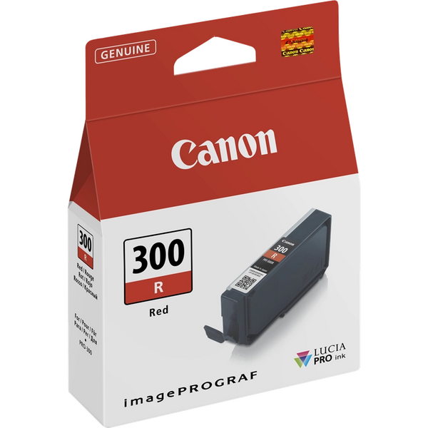 Canon PFI300 Rojo Cartucho de Tinta Original - 4199C001/PFI300R