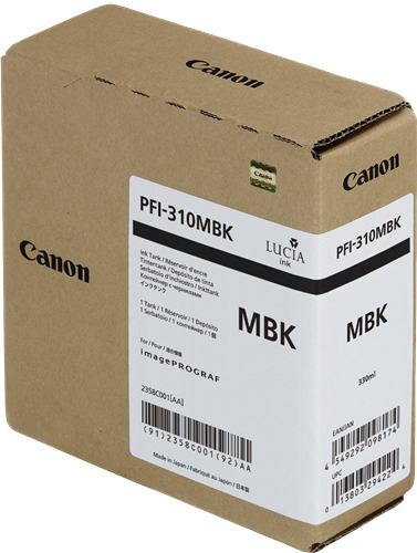 Canon PFI310 Negro Mate Cartucho de Tinta Original - 2358C001